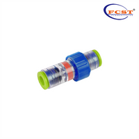 Conector de microducto de bloque de gas y agua